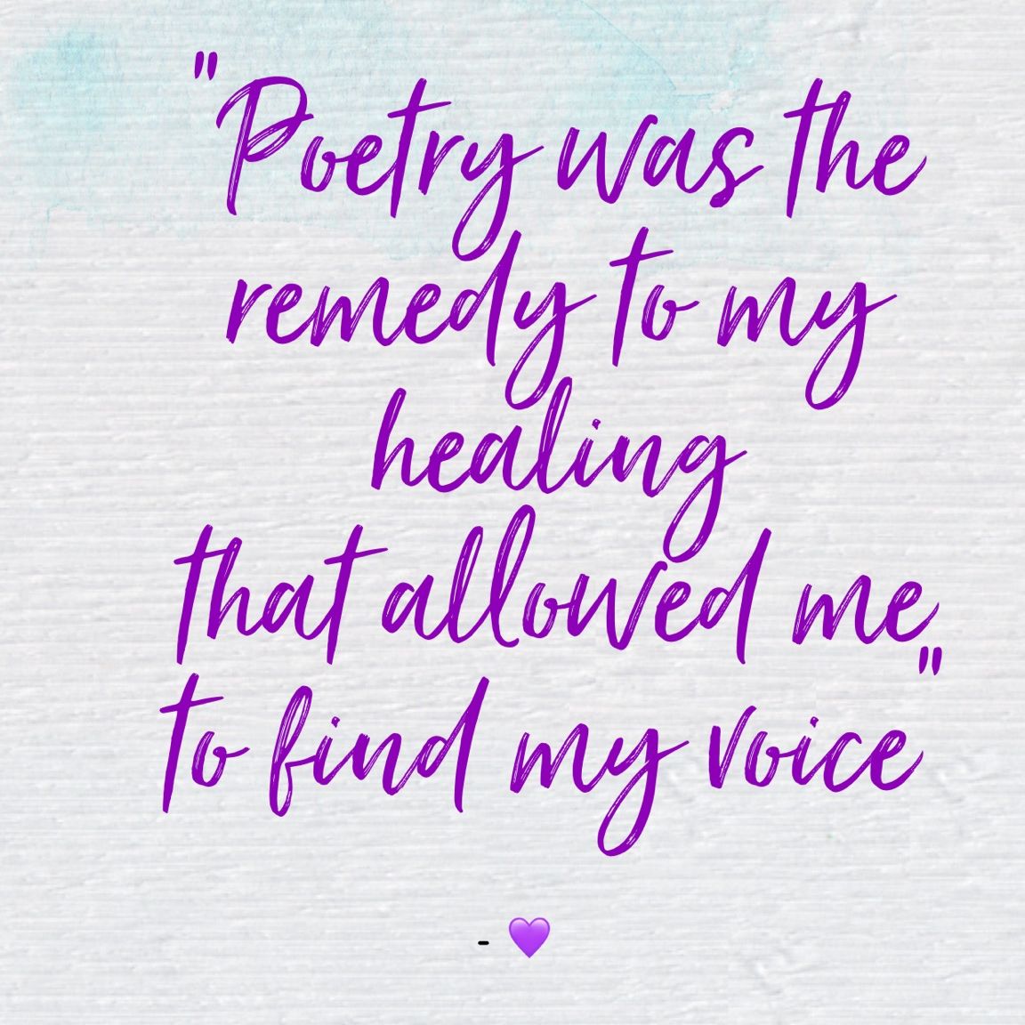 Poetry – The Healing Remedy To Trauma
